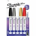 Newell Brands Sharpie Paint Marker, Oil-Based, Medium Point, B-AST, 5PK SAN1770458
